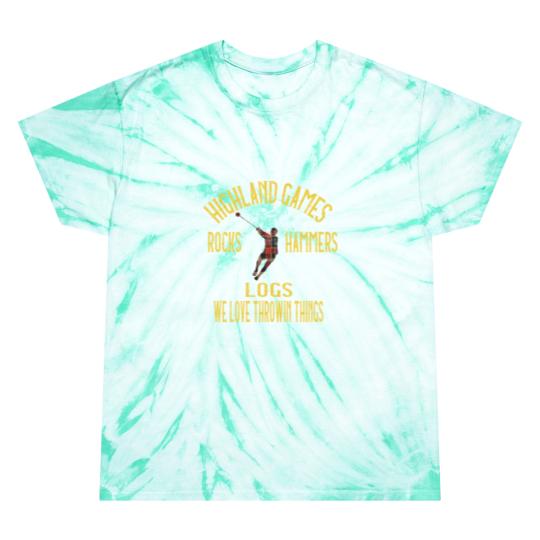 Discover Highland Games Throwin Stuff Tie Dye T Shirts