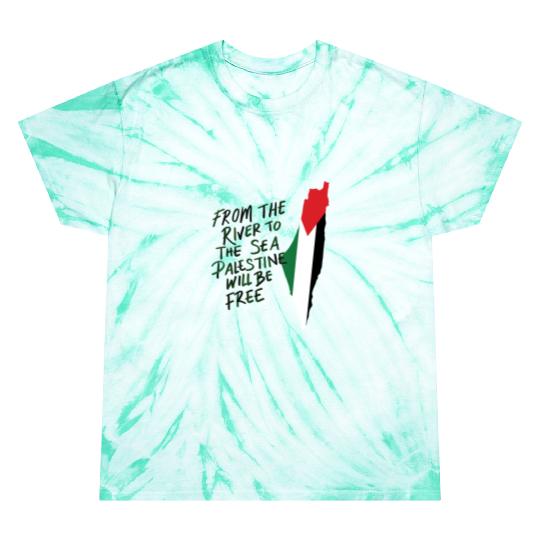 From the river to the sea, Palestine will be free Classic Tie Dye T Shirts