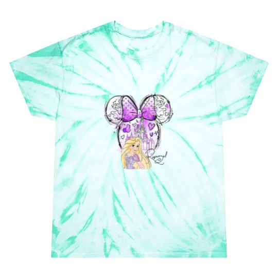 Princess Rapunzel Tank, Princess Tie Dye T Shirts, Rapunzel Tank, Disney Rapunzel Tie Dye T Shirts
