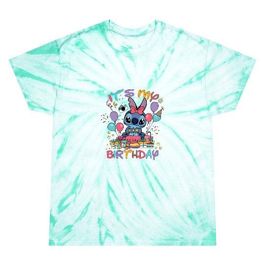 It's My Birthday Tie Dye T Shirts, Stitch Tie Dye T Shirts, Disney Birthday Tie Dye T Shirts, Stitch Party Tie Dye T Shirts, Toddler Disney Tie Dye T Shirts