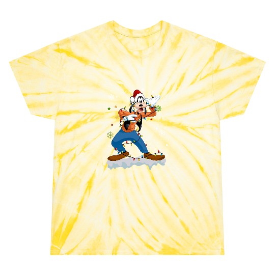 Goofy Christmas Disney Snow Funny Merry Tie Dye T Shirts
