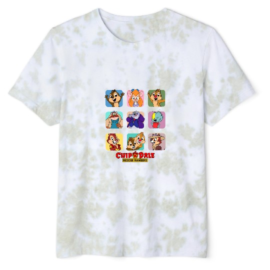 Disney Chip and Dale Rescue Rangers  Tie Dye T Shirts, Disney Portrait