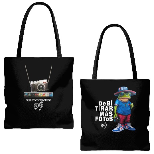 DTMF Bad Bunny Tote Bags (AOP), Debi Tirar Mas Fotos, Bad Bunny Tote Bags (AOP), Bad Bunny New Tote Bags (AOP)
