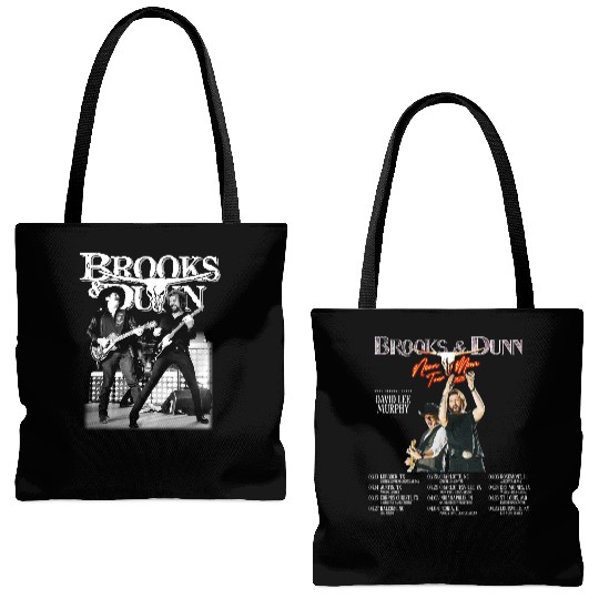 Discover Brooks and Dunn 2025 Tour Music Tote Bags (AOP), Brooks Music Tote Bags (AOP)