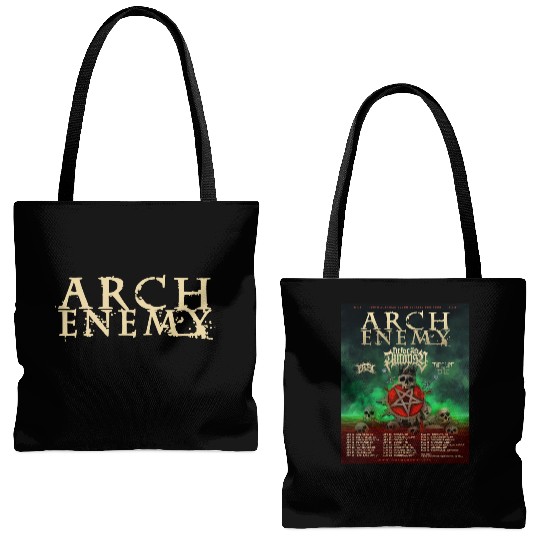 Arch Enemy Band Poster For North American Blood Dynasty 2025 Tour Tote Bags (AOP)