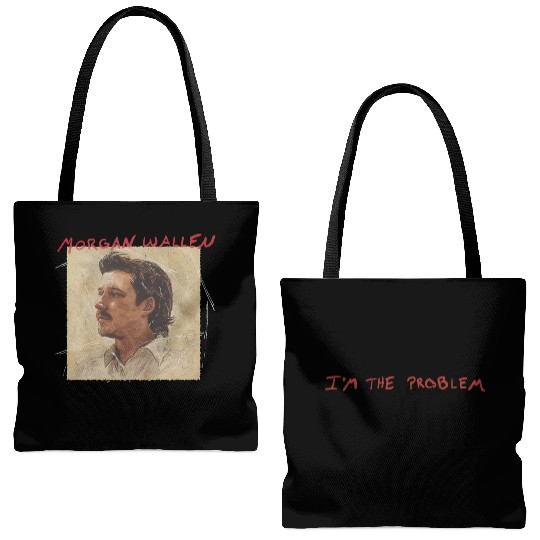 Wallen Western Tour 2025 I'm The Problem Album Cover Tote Bags (AOP)