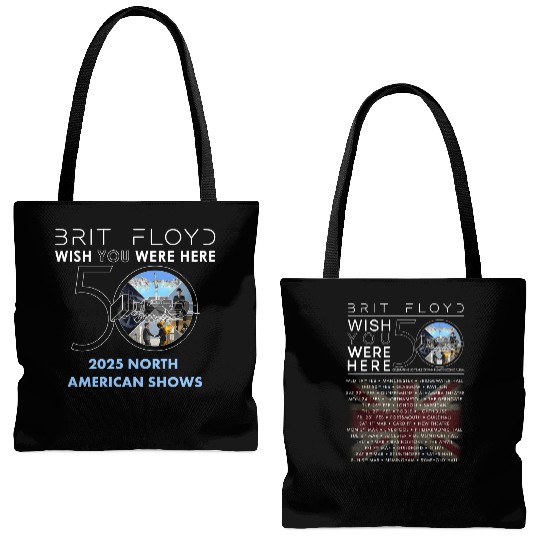BRIT FLOYD 2025 “Wish You Were Here 50th Anniversary World Tour” Tote Bags (AOP)