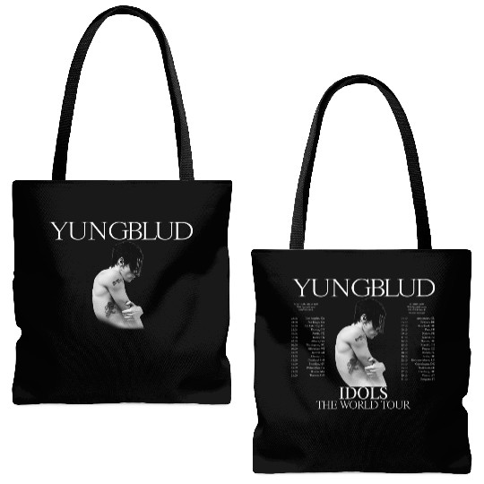 Yungblud Tour Tote Bags (AOP) Yungblud tour Yungblud Tote Bags (AOP) Yungblud 2025 New Album IDOLS tour