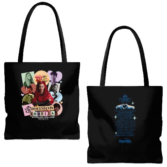 Descendants Zombies Worlds Collide Tour 2025 Tote Bags (AOP) Kylie Cantrall Cast Tote Bags (AOP)