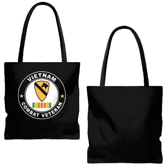 1st Cavalry Division Vietnam Combat Veteran Tote Bags (AOP)