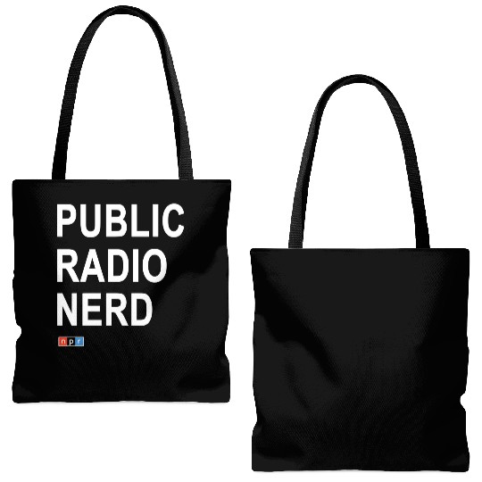 Public Radio Nerd Tote Bags (AOP)