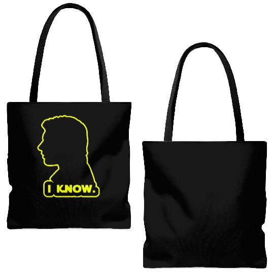 Han Solo - I Know. Design Tote Bags (AOP)