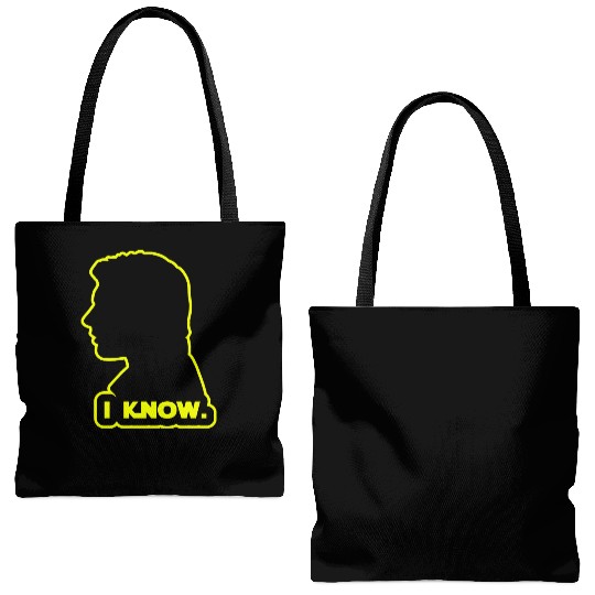 Han Solo - I Know. Design Tote Bags (AOP)