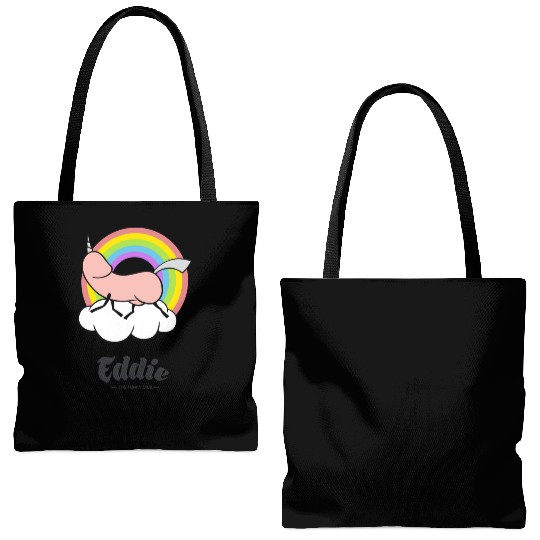 Eddie Funky Unicorn Dick Tote Bags (AOP)