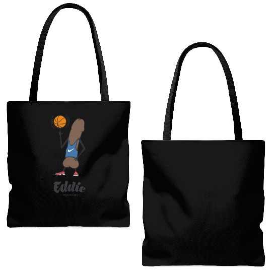 Eddie Funky Dick Basketball Tote Bags (AOP)