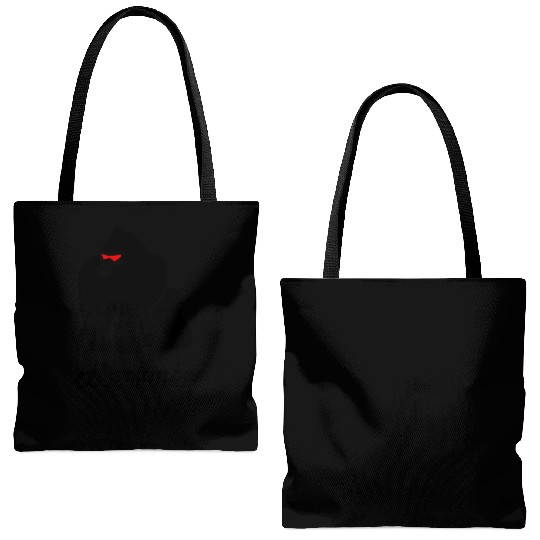 Gorilla Black Tote Bags (AOP)
