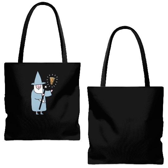 Pizza Wizzard Tote Bags (AOP)