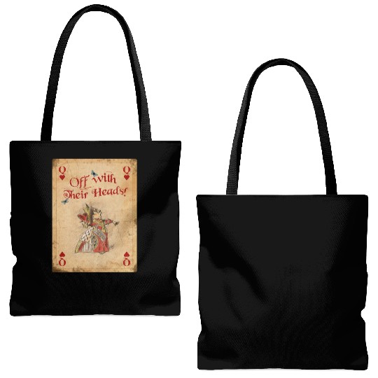 Alice in Wonderland The Queen of Hearts Tote Bags (AOP)
