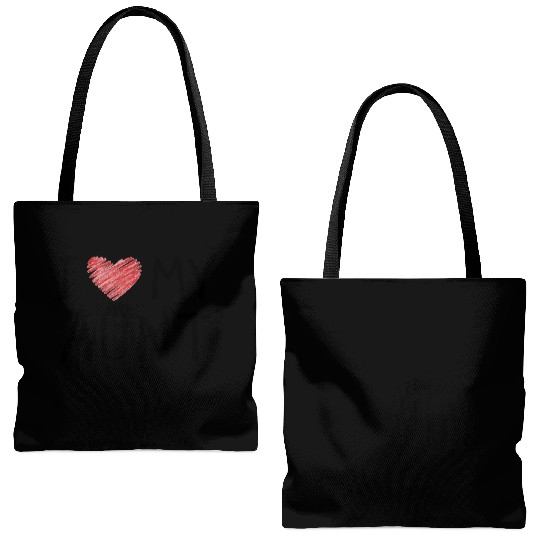 I Love My Aunt Tote Bags (AOP)