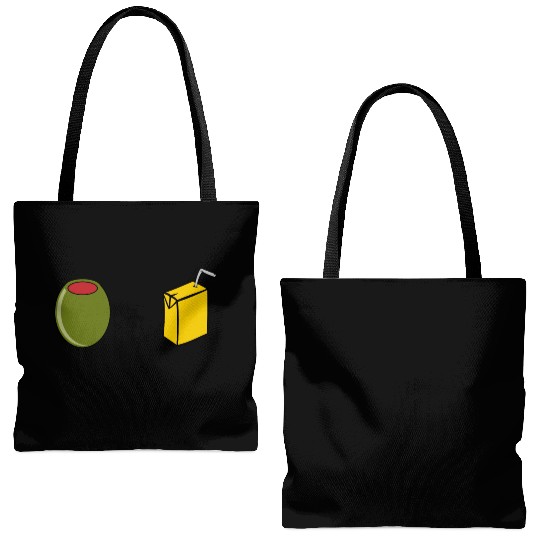 Olive Juice I Love You Tote Bags (AOP)