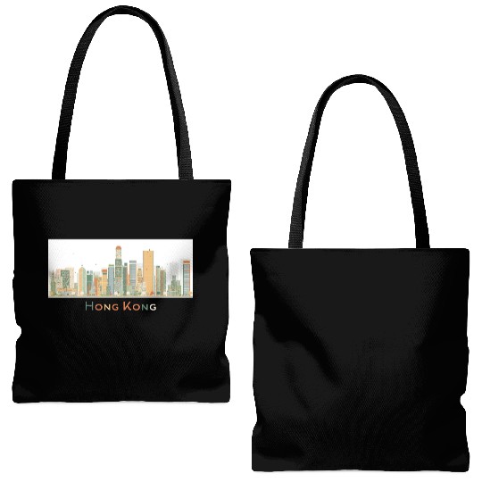 hongkong Tote Bags (AOP)