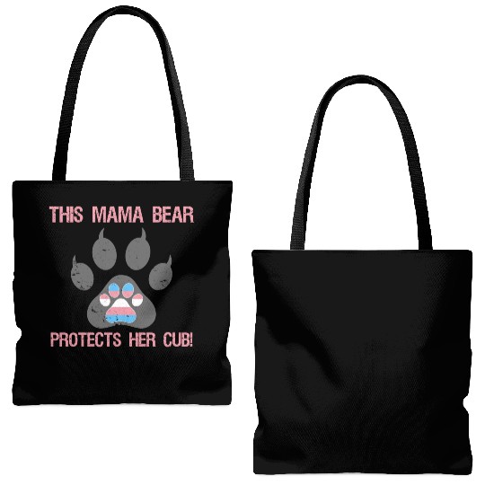 Transgender Pride For Mom Tote Bags (AOP)
