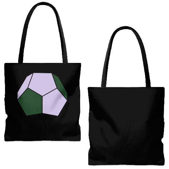 platonic solid Tote Bags (AOP)