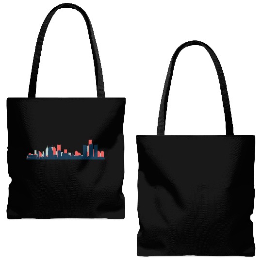Detroit, Michigan Tote Bags (AOP)
