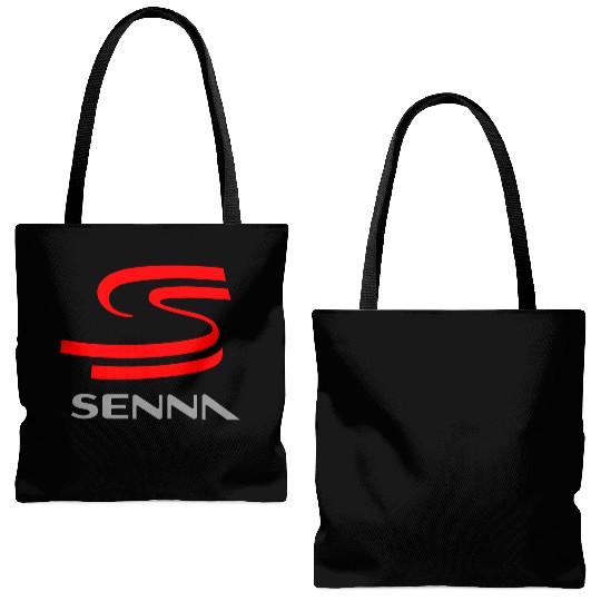 ayrton senna Tote Bags (AOP)