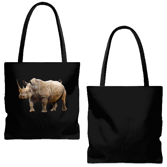 rhinoceros hippo nashorn1 Tote Bags (AOP)