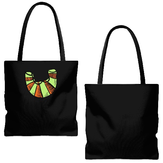 Croissant "Y" Tote Bags (AOP)