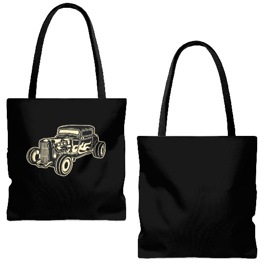 Hot Rod Rebel Tote Bags (AOP)