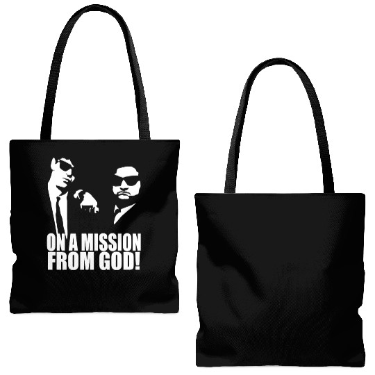 Blues Brothers Belushi Cult Tv Tote Bags (AOP)