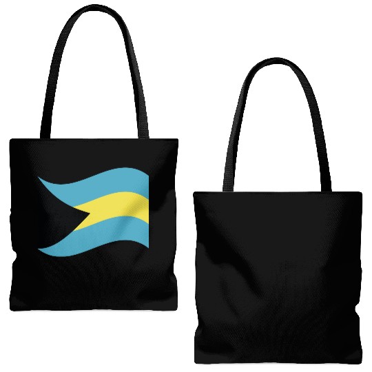 flag bahamas Tote Bags (AOP)