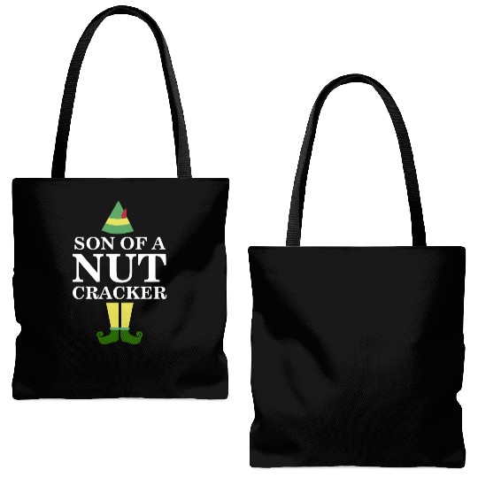 Funny Son of A Nutcracker Christmas Movie Quote Tote Bags (AOP)