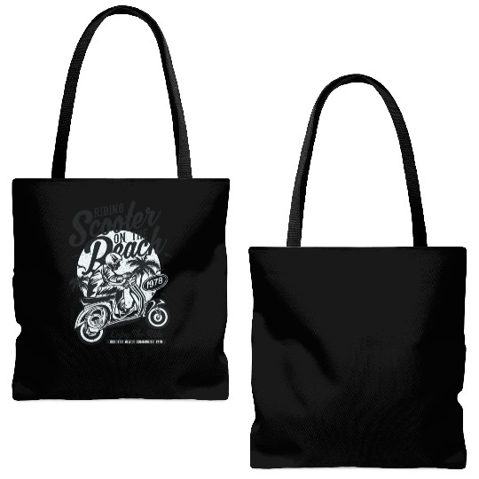 Scooter Beach Tote Bags (AOP)
