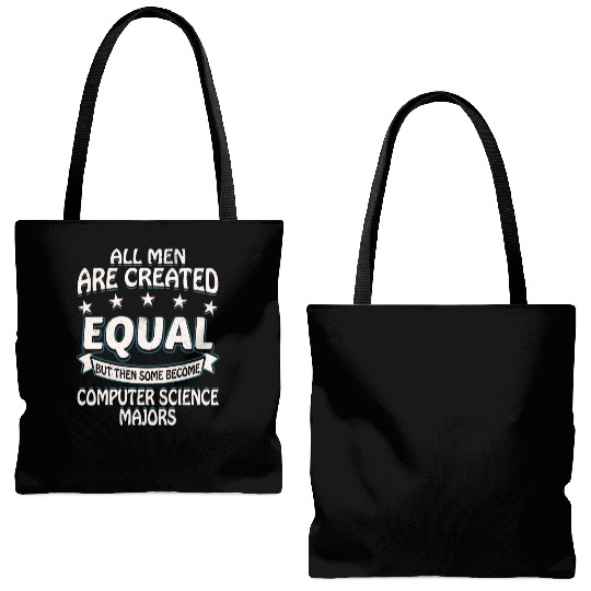 Some Men Become Computer Science Majors Tote Bags (AOP)