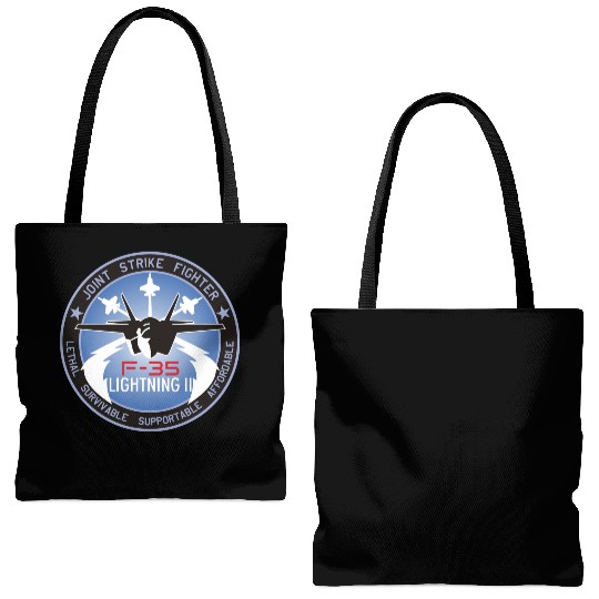 F-35 Lightning II Tote Bags (AOP)