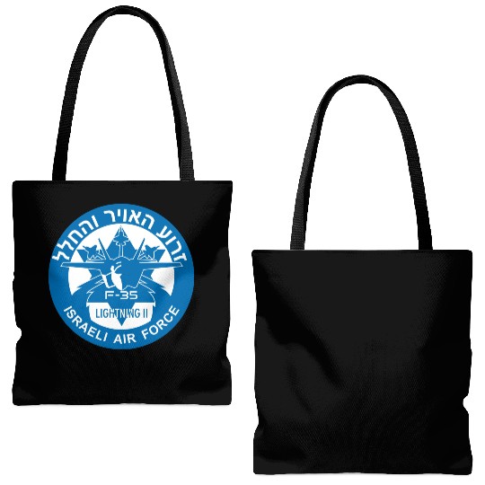 F-35 Lightning II Israel Tote Bags (AOP)