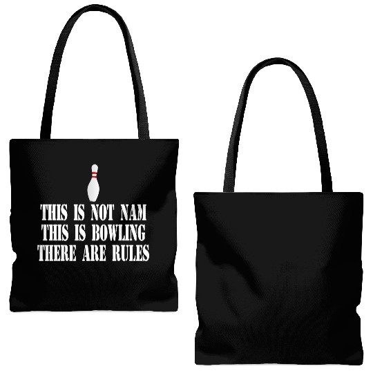 The Big Lebowski Quote Tote Bags (AOP)
