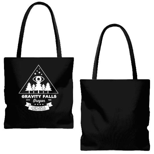 Visit Gravity Falls Tote Bags (AOP)