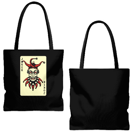 Joker Card Tote Bags (AOP)