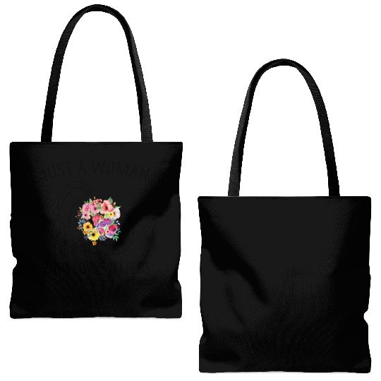 just a woman who loves otters husband Tote Bags (AOP)