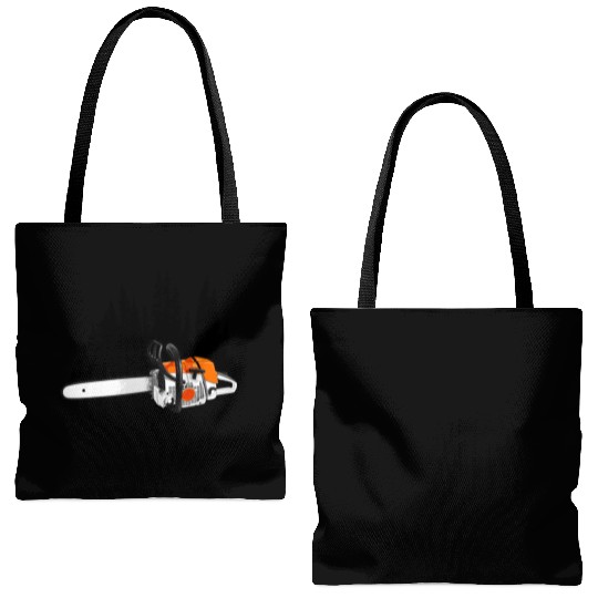 Your Forestry Business - Chainsaw & Pine Forest Tote Bags (AOP)
