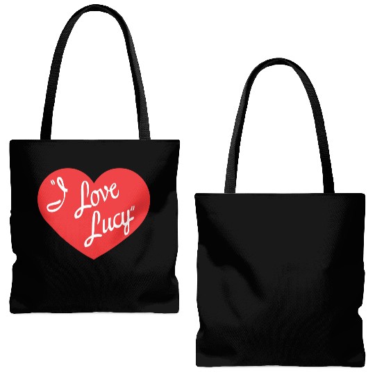 I Love Lucy Tote Bags (AOP)