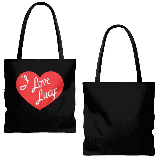 I Love Lucy Tote Bags (AOP)