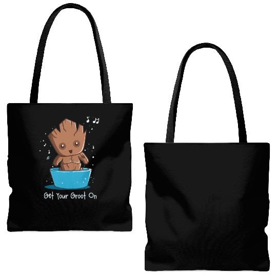 Get Your Groot On Tote Bags (AOP)