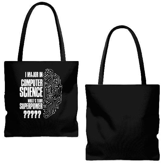 I Major In Computer Science Tote Bags (AOP)