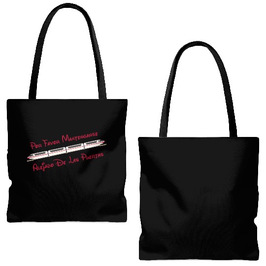Monorail - Por Favor Tote Bags (AOP)