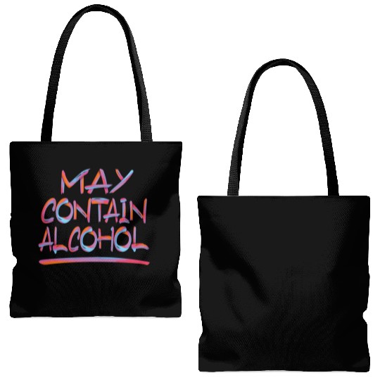 MAY CONTAIN ALCOHOL 2 Tote Bags (AOP)